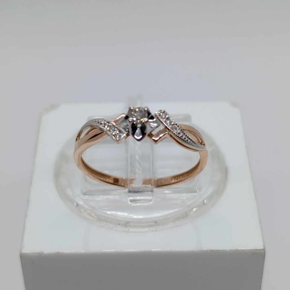 КОЛЬЦО БРИЛЛИАНТ Au 585