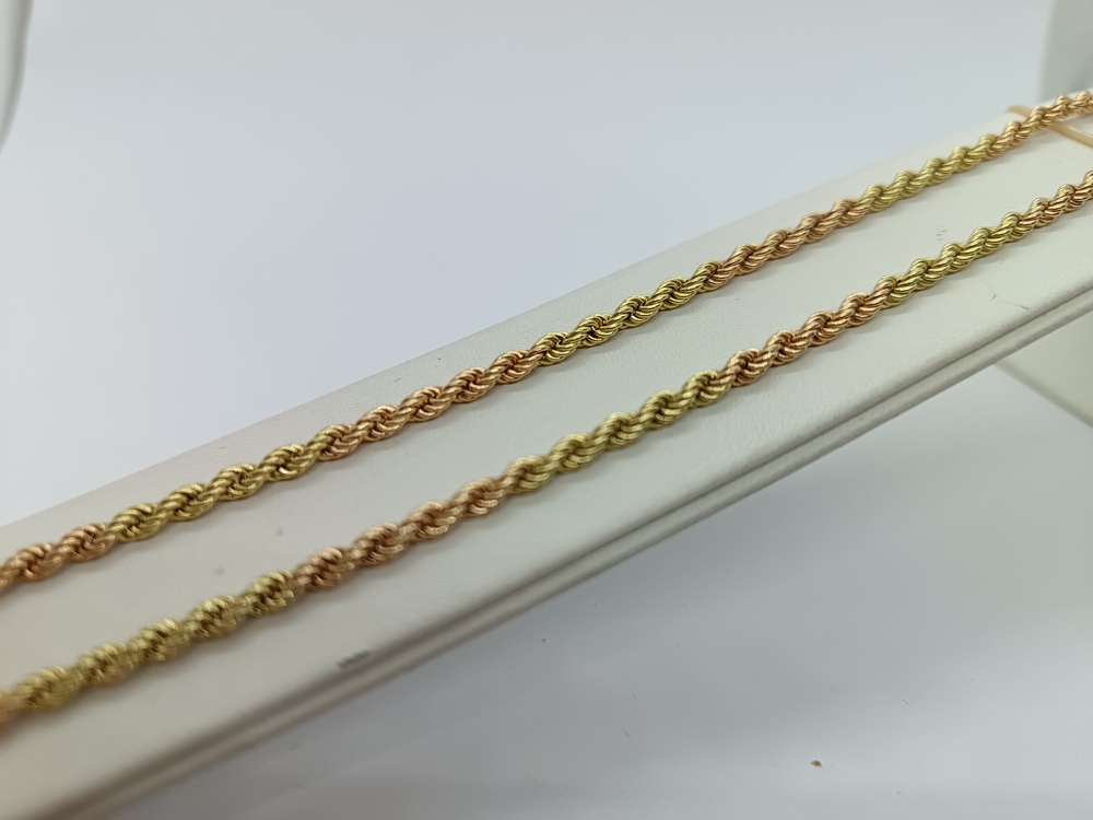 ЦЕПЬ ПОЛНОВЕСНАЯ Веревка (Au 585)