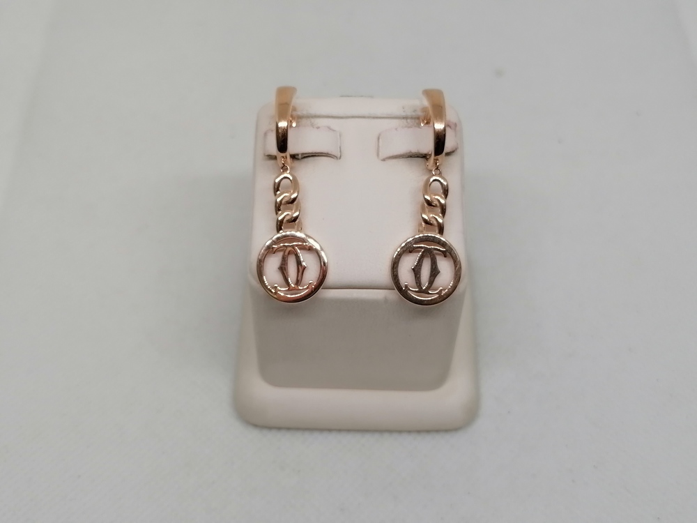 СЕРЬГИ БЕЗ КАМНЯ (Au 585)