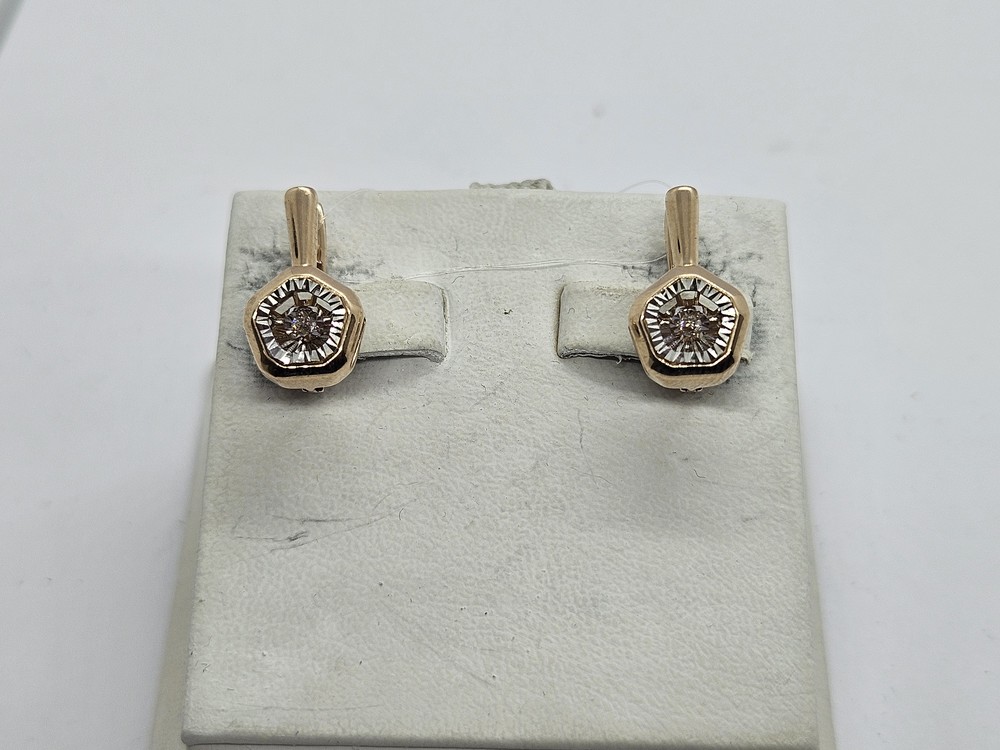 СЕРЬГИ БРИЛЛИАНТ (Au 585)