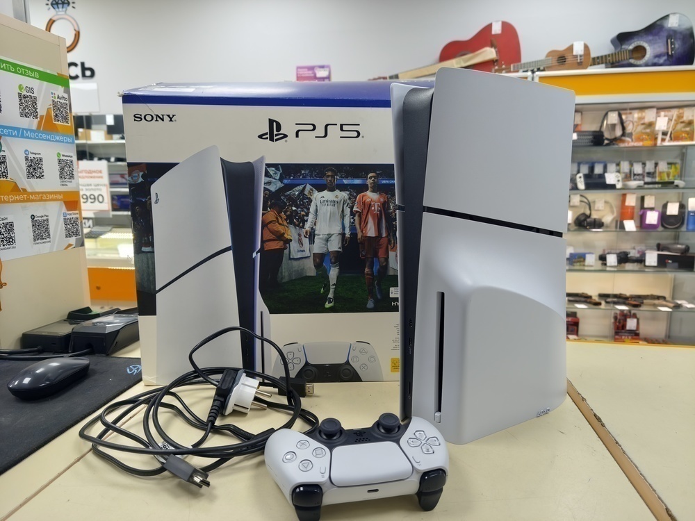 Игровая приставка PlayStation 5 Slim 1TB (С дисководом)