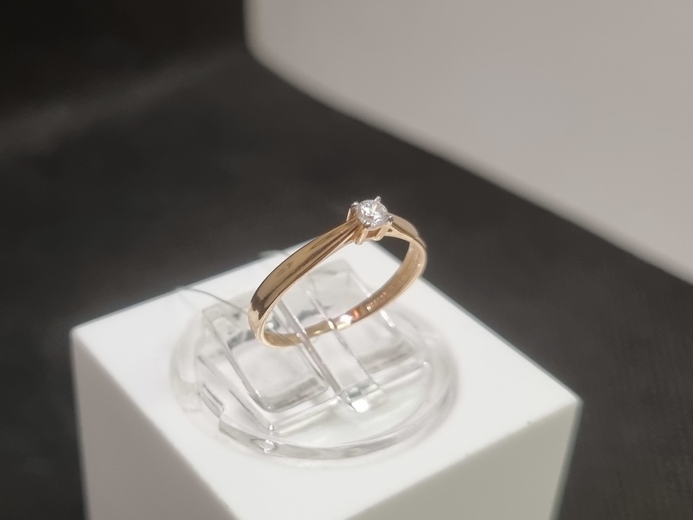 КОЛЬЦО С КАМНЕМ (Au 585)