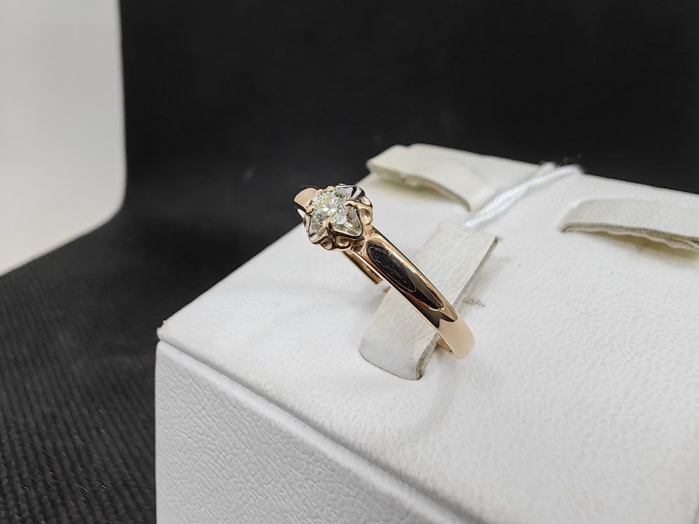 КОЛЬЦО БРИЛЛИАНТ Au 585