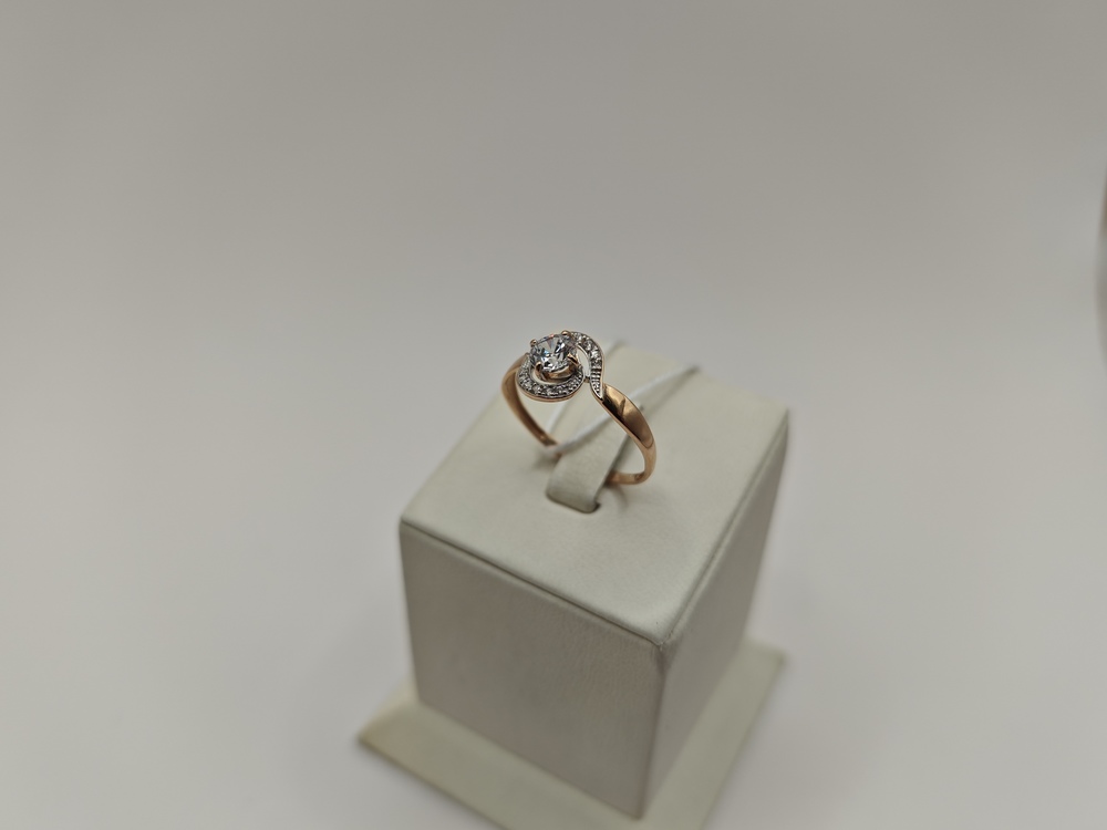 КОЛКМИ585 КОЛЬЦО С КАМНЯМИ (Au 585)