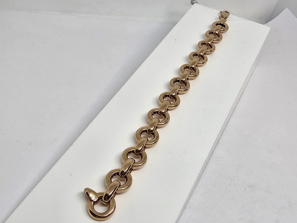 БРАСЛЕТ ПУСТОТЕЛЫЙ Якорное (Au 585)