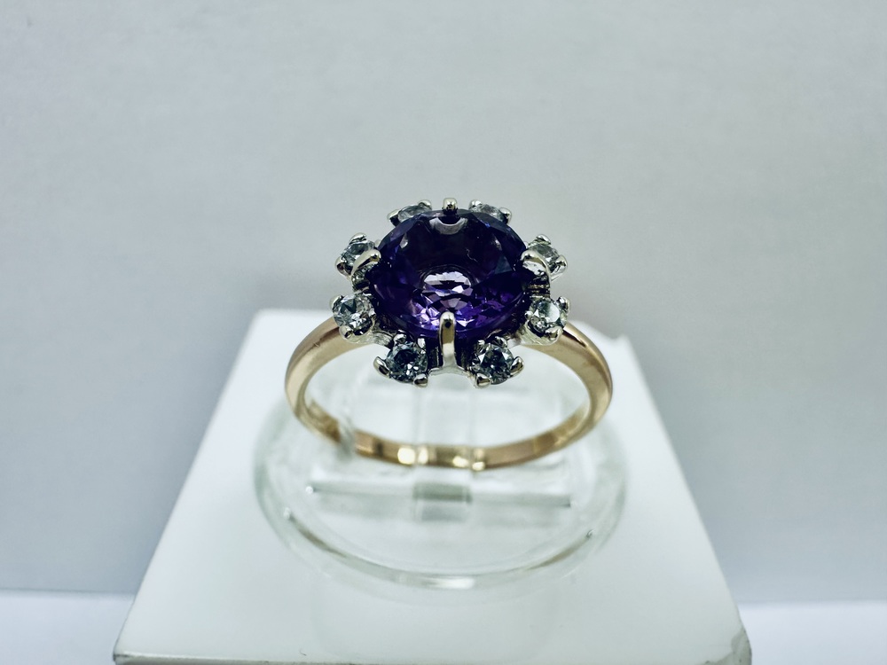 КОЛКМИ585 КОЛЬЦО С КАМНЯМИ (Au 585)