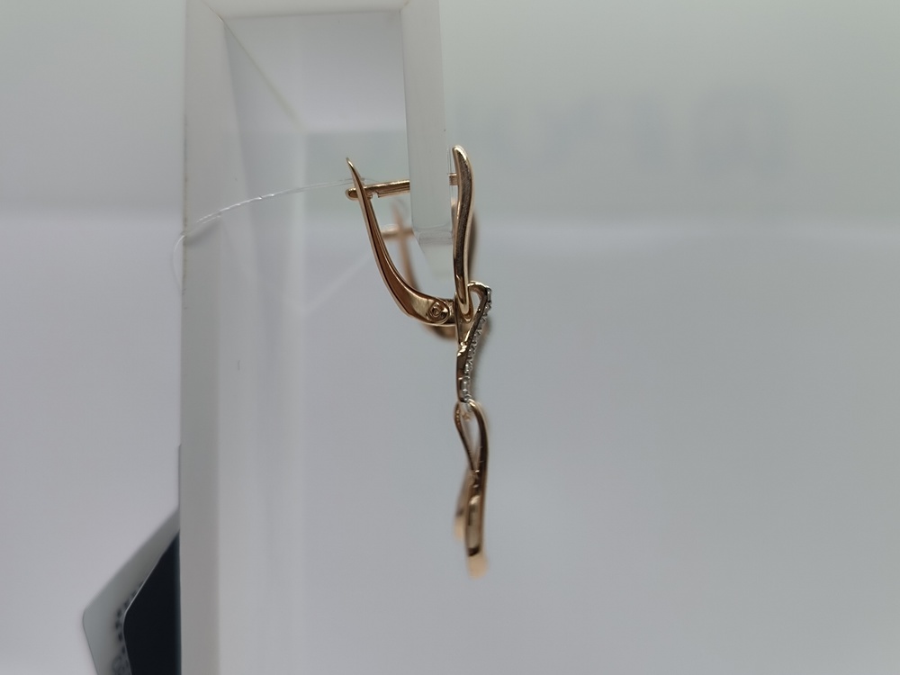 СЕРЬГИ С КАМНЯМИ (Au 585)