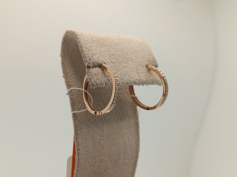 СКМИ585 СЕРЬГИ С КАМНЯМИ (Au 585)