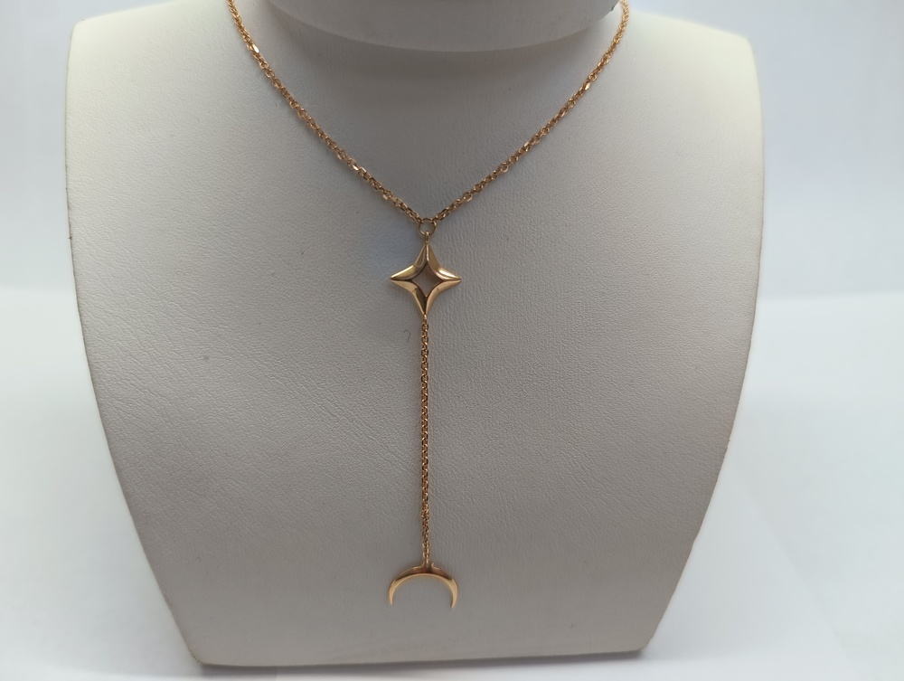 КОЛЬЕ БЕЗ КАМНЯ (Au 585)