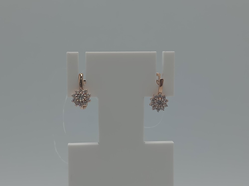 СЕРЬГИ С КАМНЯМИ (Au 585)