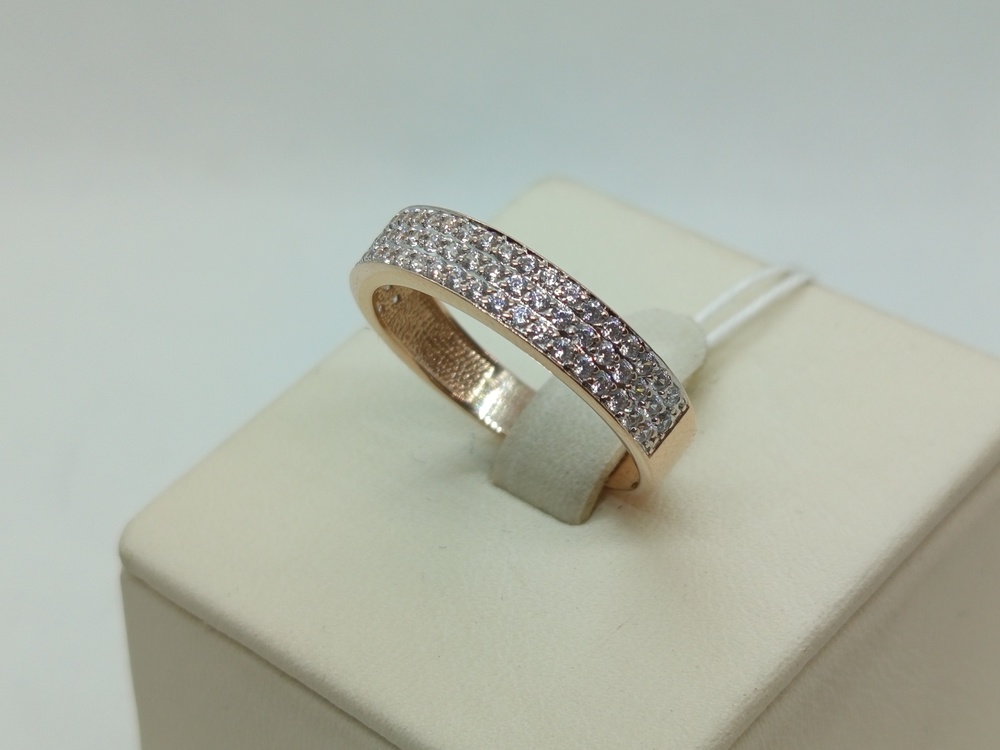 КОЛКМИ585 КОЛЬЦО С КАМНЯМИ (Au 585)