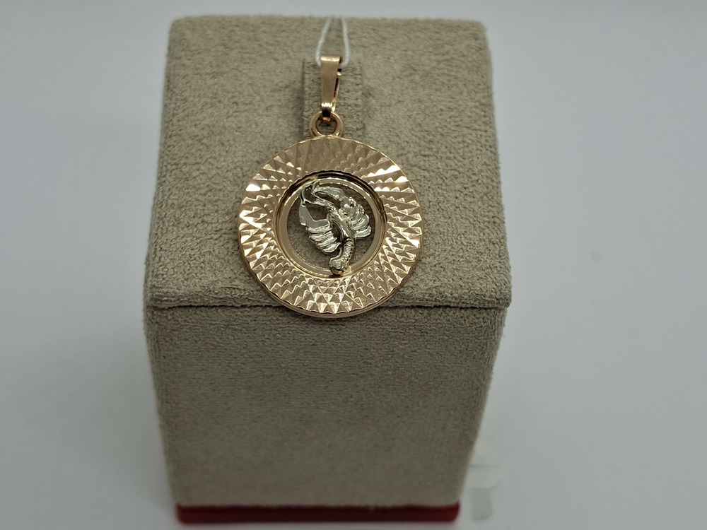 ПОДВЕСКА ЗНАК ЗОДИАКА РАК (Au 585)