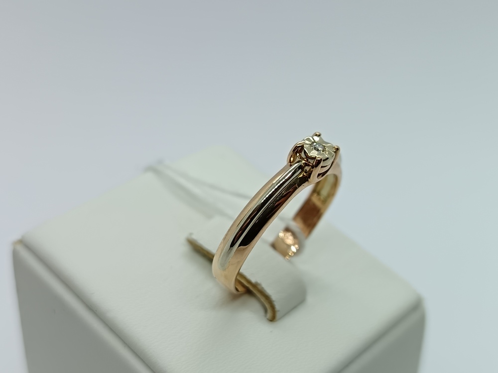 КОЛЬЦО БРИЛЛИАНТ Au 585