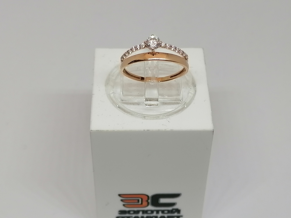 КОЛКМИ585 КОЛЬЦО С КАМНЯМИ (Au 585)