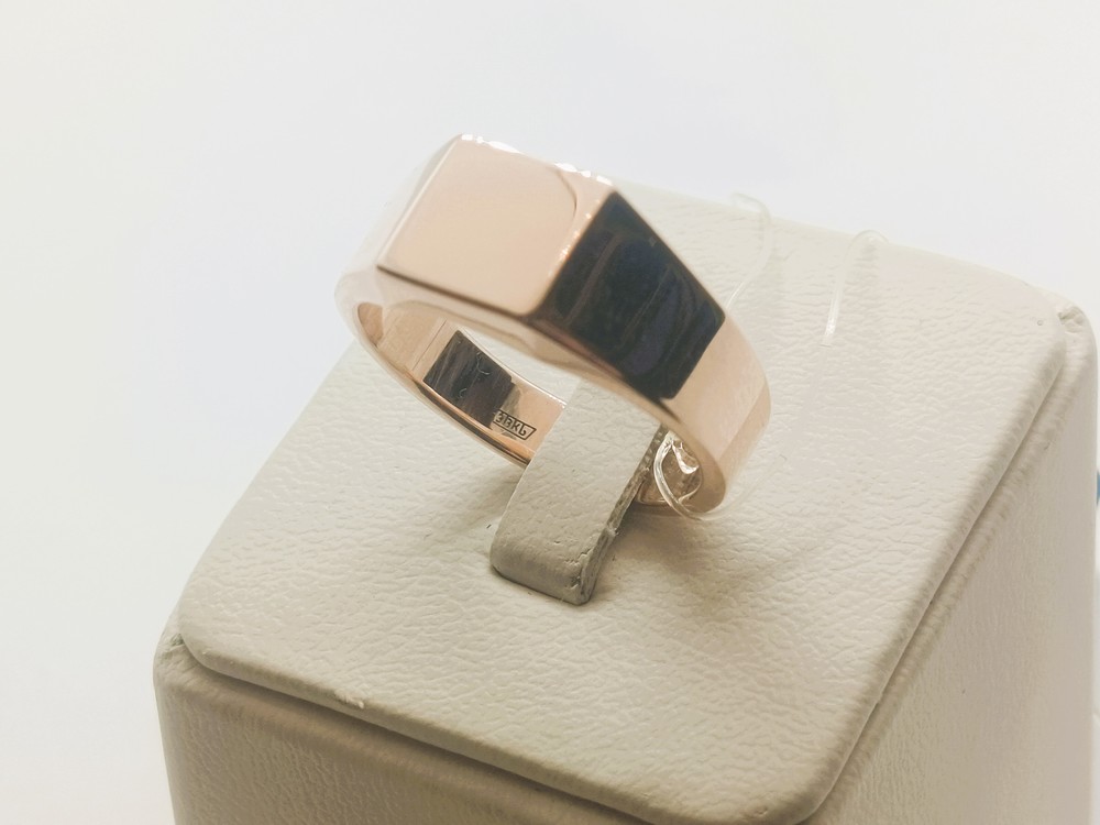 КОЛЬЦО ПЕЧАТКА без камня (Au 585)