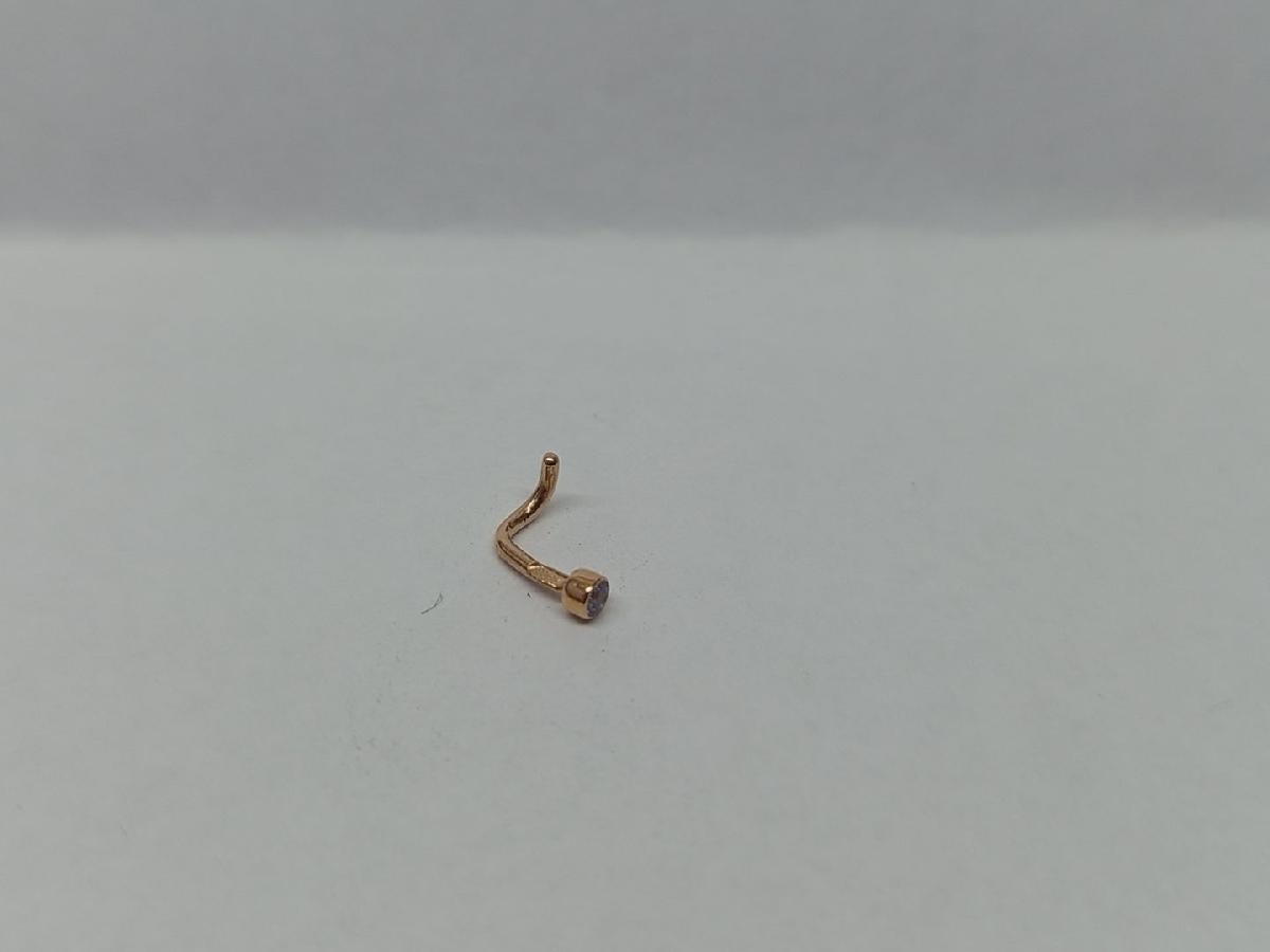 ПИРСИНГ С КАМНЕМ (Au 585)