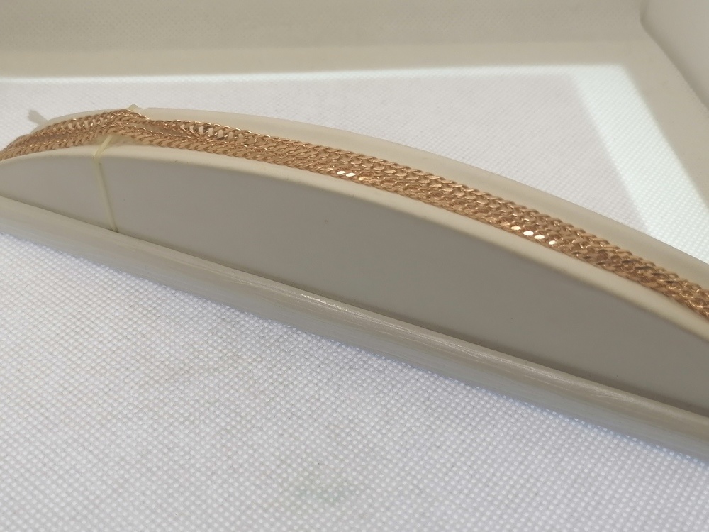 ЦЛР2585 ЦЕПЬ ПОЛНОВЕСНАЯ Ромб двойной (Au 585)