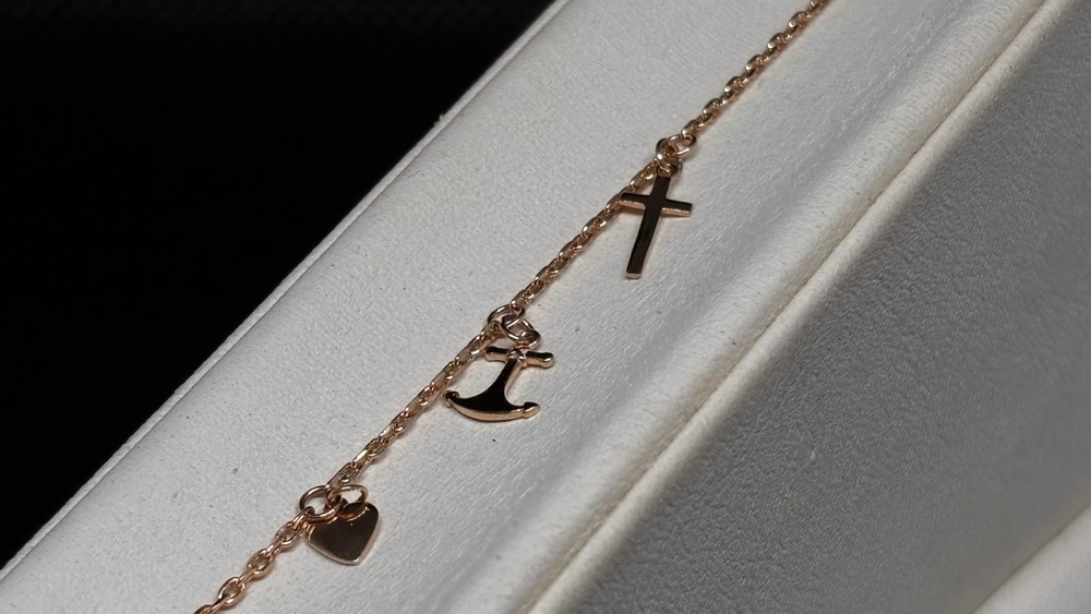 БРАСЛЕТ ПОЛНОВЕСНЫЙ Фантазия Au 585