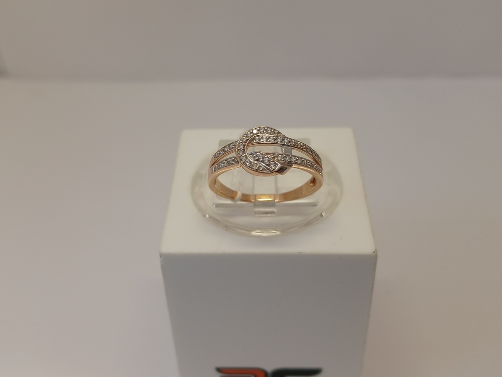КОЛКМИ585 КОЛЬЦО С КАМНЯМИ (Au 585)