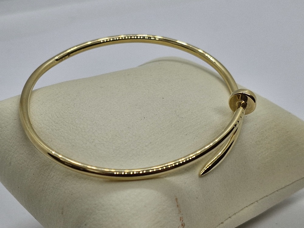 БРАСЛЕТ ЖЕСТКИЙ ГЛАДКИЙ (Au 585)