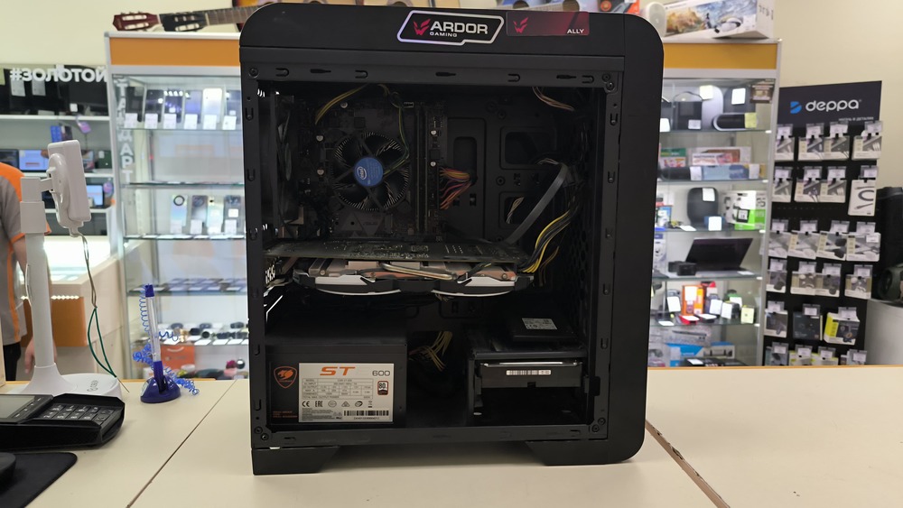 Системный блок Aero Cool; Core i3-8100, GeForce GTX 1060 6GB, 16 Гб, 256 Гб, 1 Tb