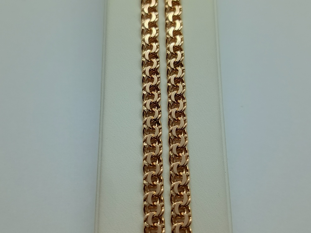 ЦЛБС585 ЦЕПЬ ПОЛНОВЕСНАЯ Бисмарк (Au 585) ЦЛБС585 ЦЕПЬ ПОЛНОВЕСНАЯ Бисмарк (Au 585)