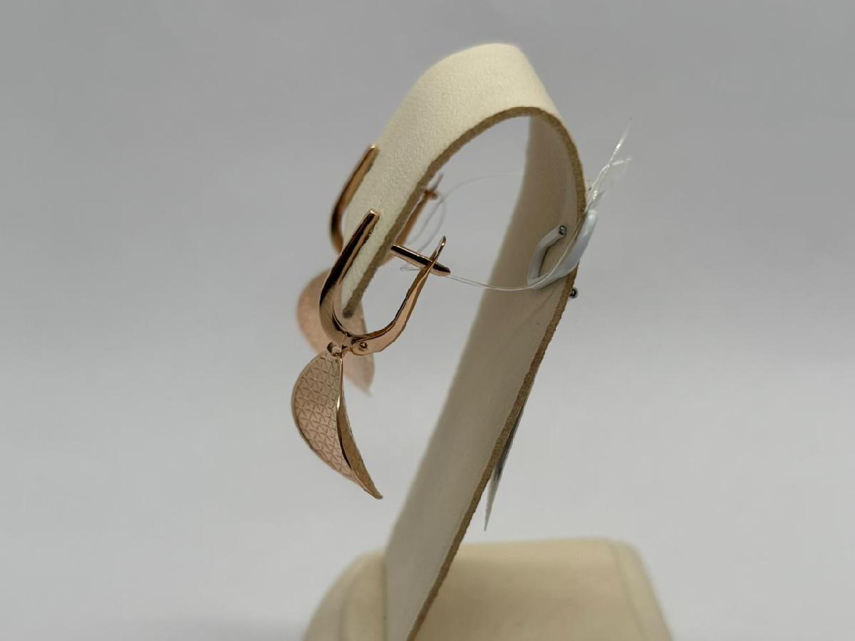 СЕРЬГИ БЕЗ КАМНЯ (Au 585)