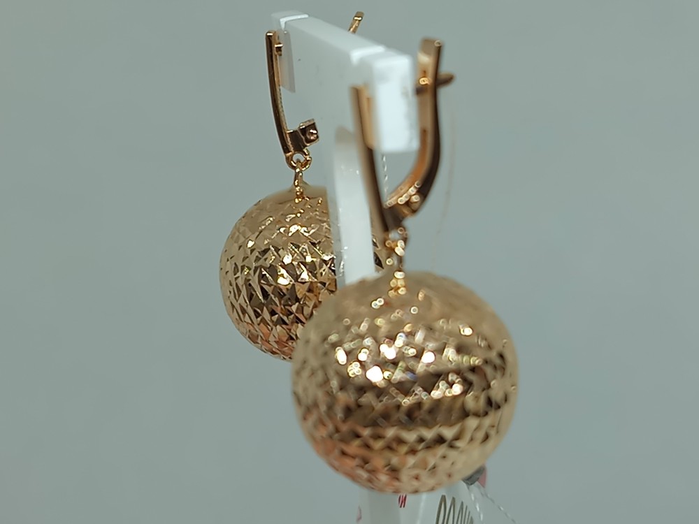 СЕРЬГИ БЕЗ КАМНЯ (Au 585)