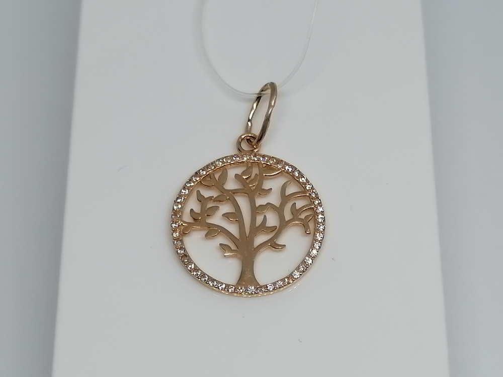 978 ПОДВЕСКА С КАМНЯМИ (Au 585)