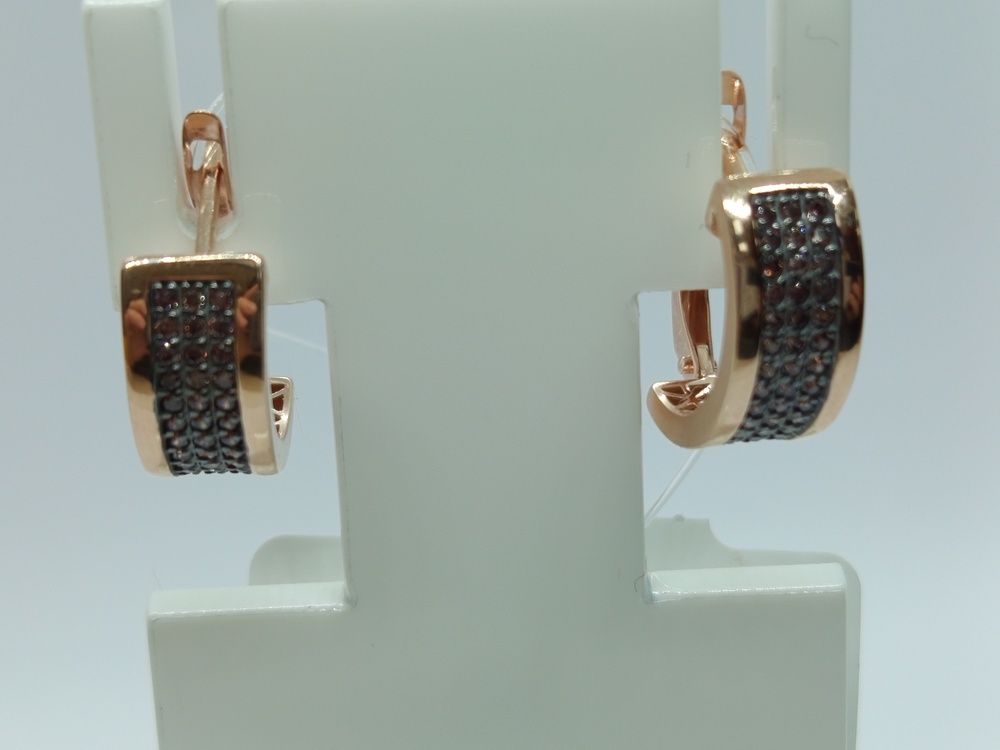 СЕРЬГИ С КАМНЯМИ (Au 585)