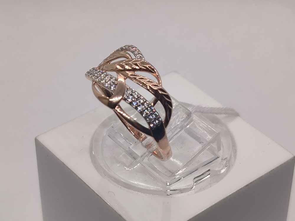 КОЛКМИ585 КОЛЬЦО С КАМНЯМИ (Au 585)