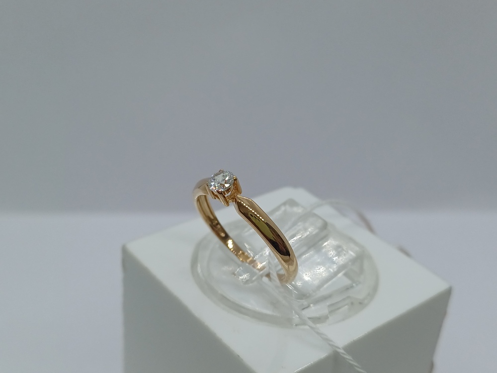 КОЛЬЦО С КАМНЕМ (Au 585)