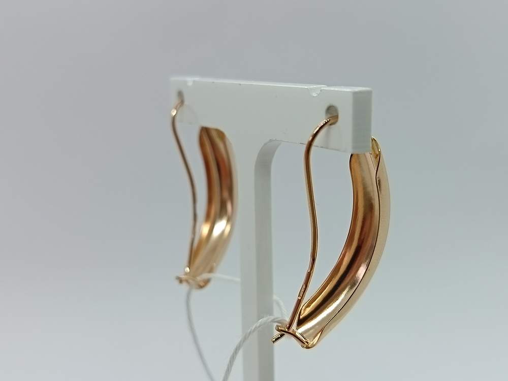 СЕРЬГИ БЕЗ КАМНЯ (Au 585)