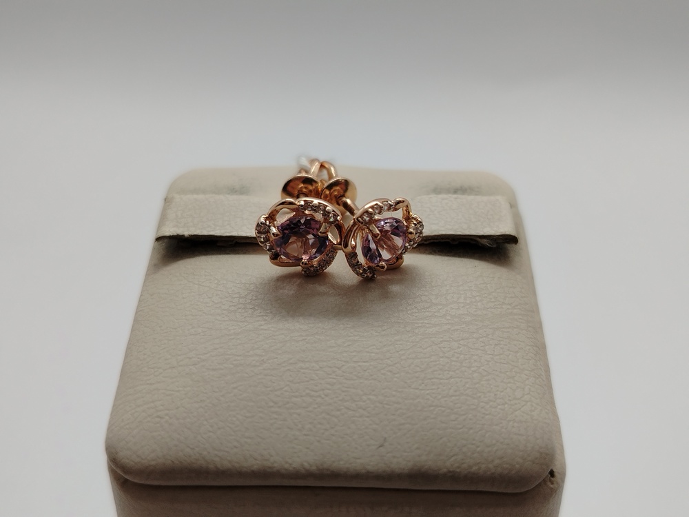 СПУС585 СЕРЬГИ ПУСЕТЫ (Au 585)