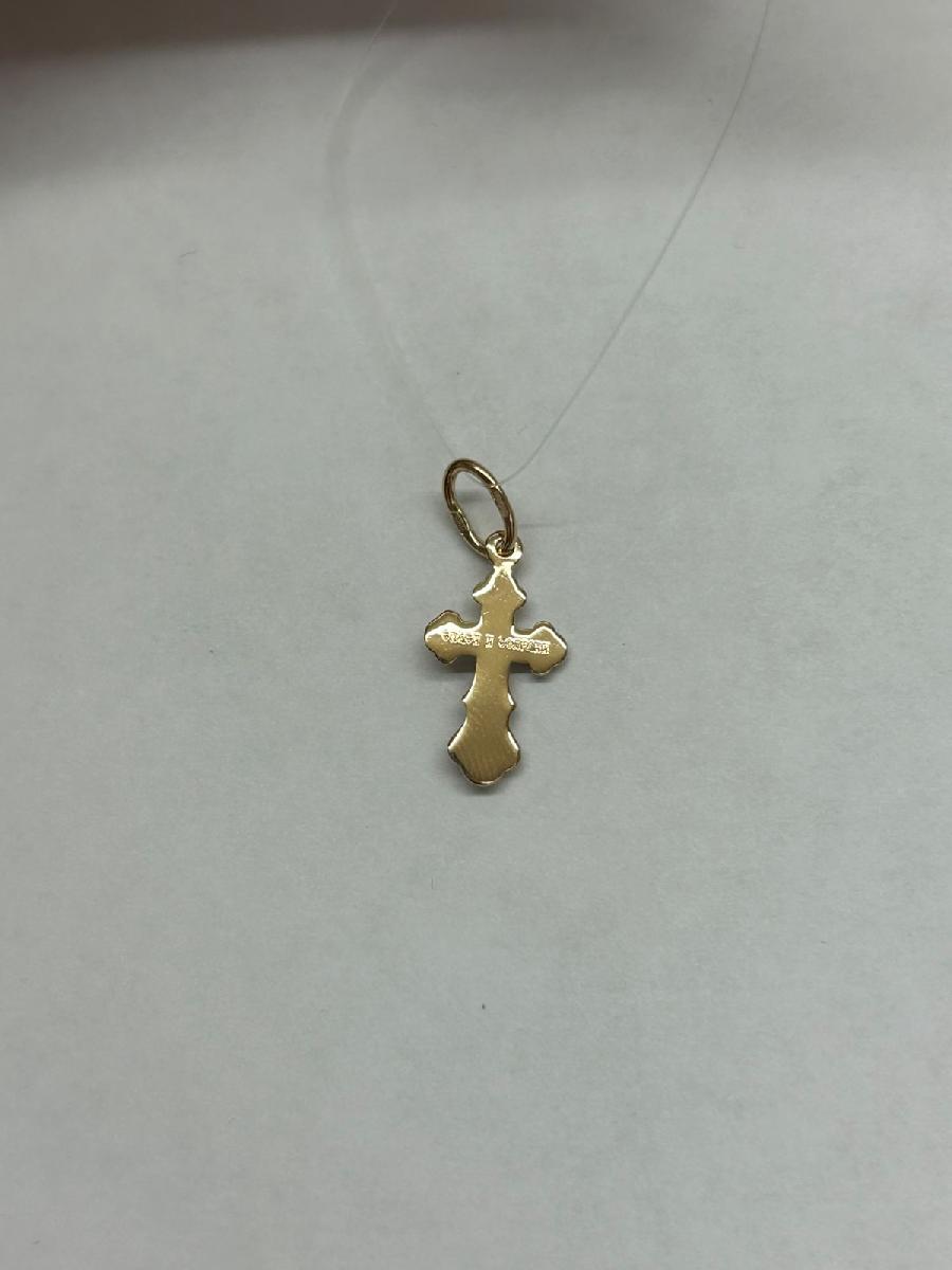 ПОДВЕСКА КРЕСТ без камня (Au 585)