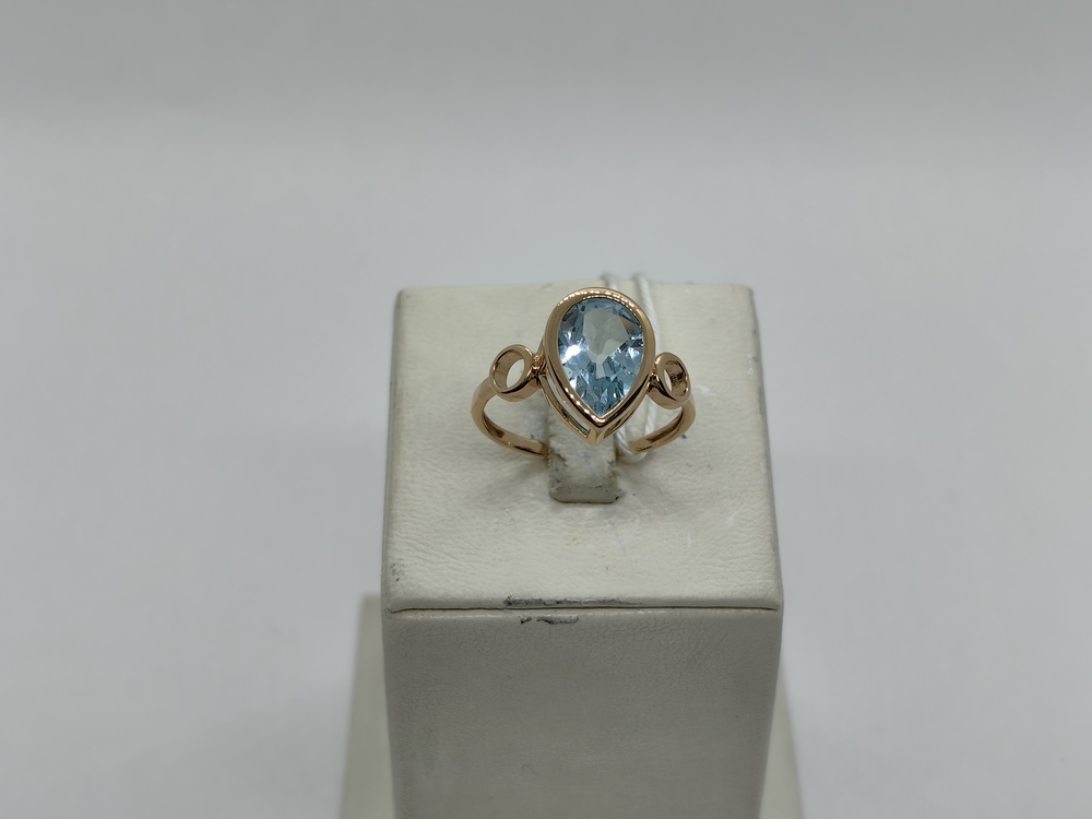 КОЛКМ585 КОЛЬЦО С КАМНЕМ (Au 585)