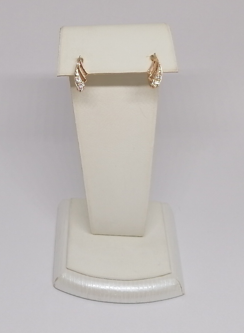 СКМИ585 СЕРЬГИ С КАМНЯМИ (Au 585)