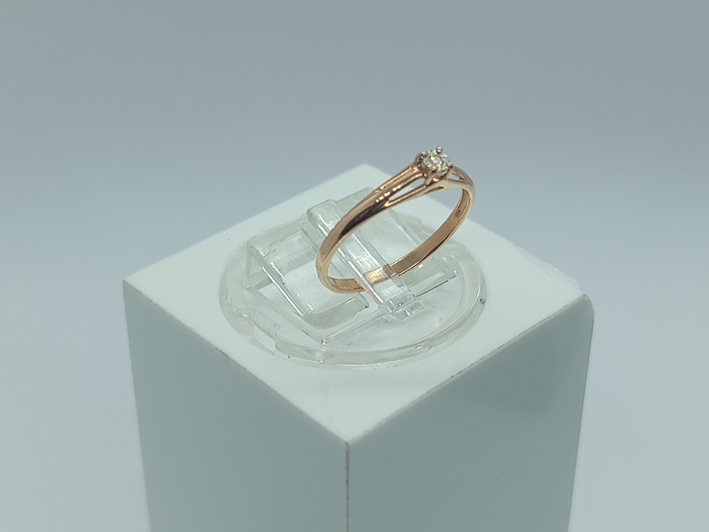 КОЛЬЦО БРИЛЛИАНТ Au 585