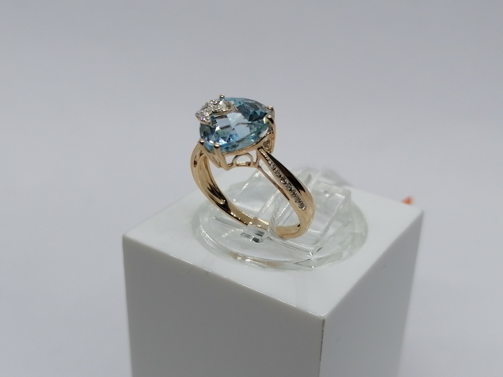 КОЛКМИ585 КОЛЬЦО С КАМНЯМИ (Au 585)