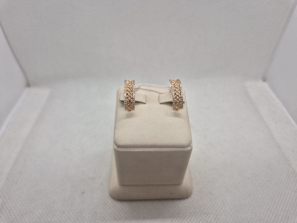 СКМИ585 СЕРЬГИ С КАМНЯМИ (Au 585)