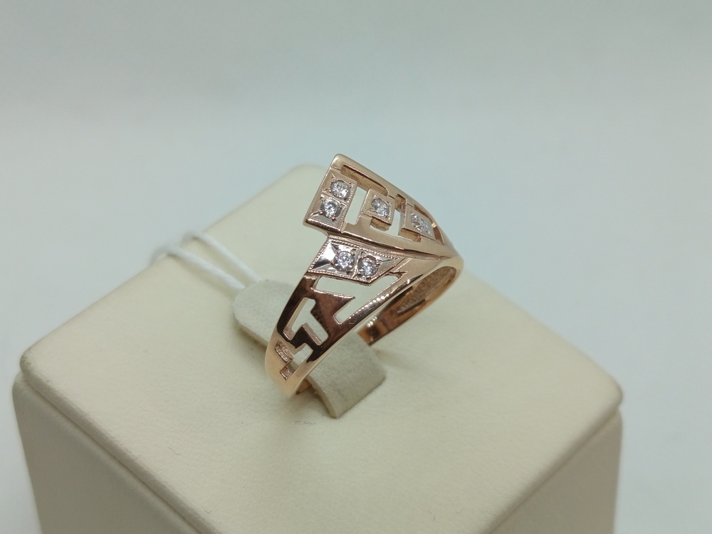 КОЛКМИ585 КОЛЬЦО С КАМНЯМИ (Au 585)