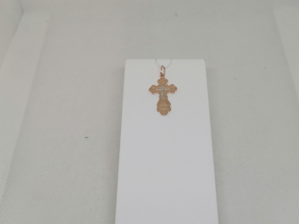 ПОДВЕСКА КРЕСТ без камня (Au 585)