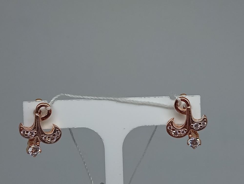 СЕРЬГИ С КАМНЯМИ (Au 585)