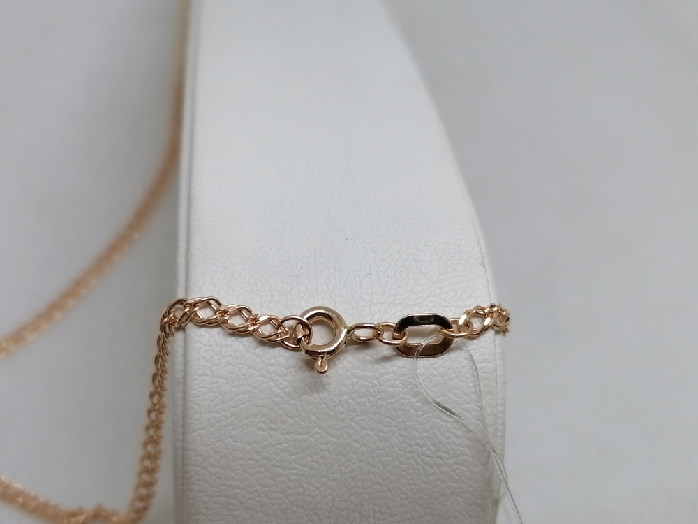 НЦ 12-076ПГ ЦЕПЬ ПУСТОТЕЛАЯ Ромб двойной (Au 585)