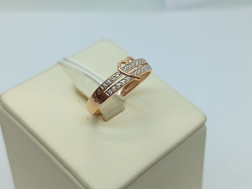 КОЛКМИ585 КОЛЬЦО С КАМНЯМИ (Au 585)