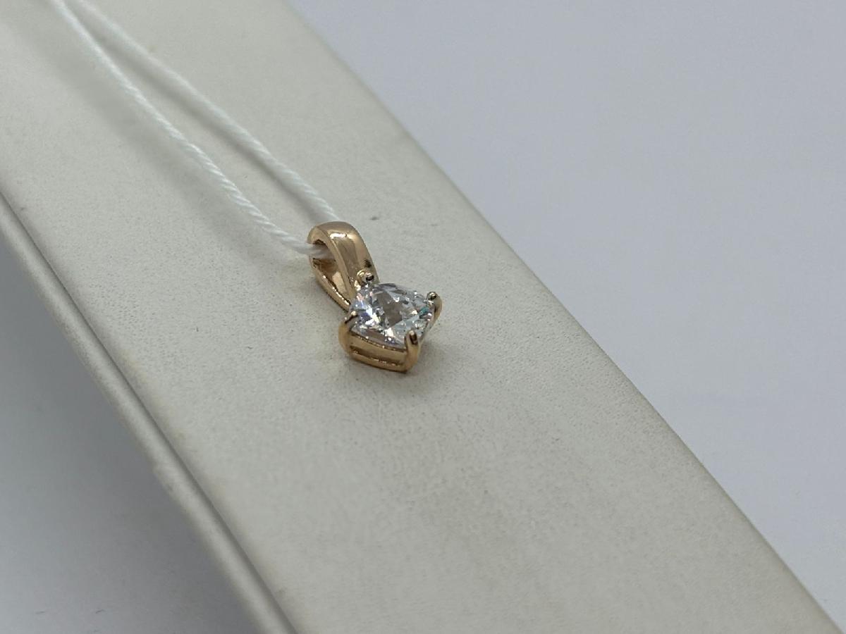 ПОДКМ585 ПОДВЕСКА С КАМНЕМ (Au 585)