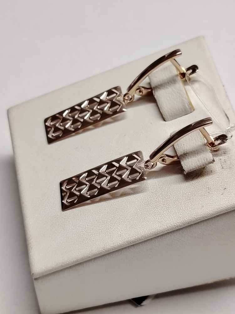 СЕРЬГИ БЕЗ КАМНЯ (Au 585)