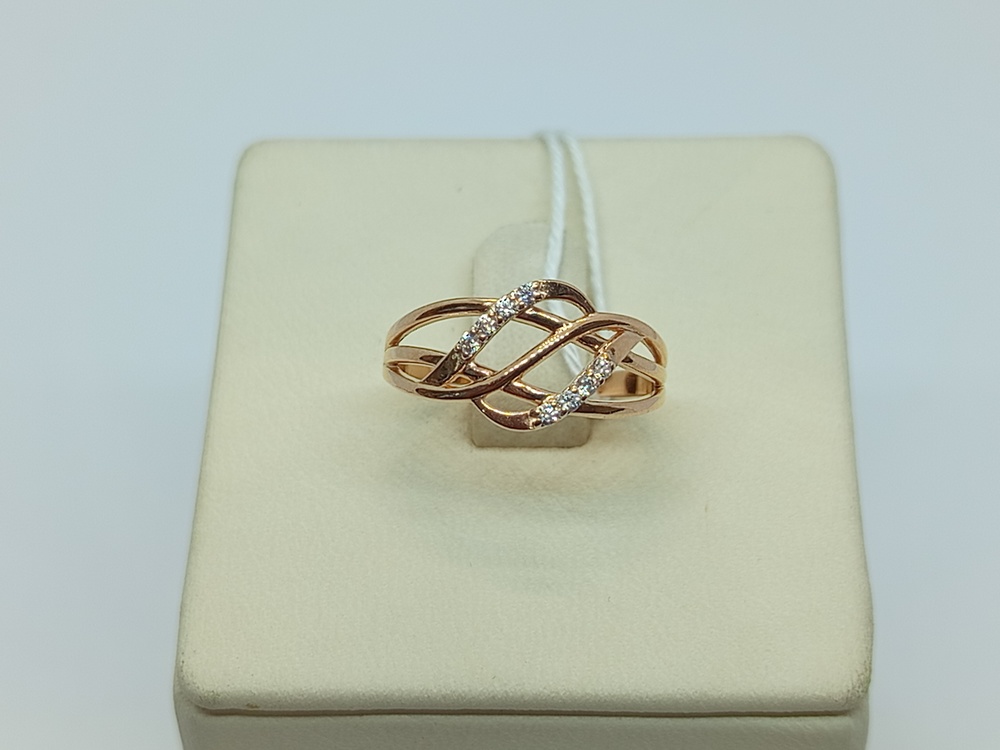 КОЛКМИ585 КОЛЬЦО С КАМНЯМИ (Au 585)