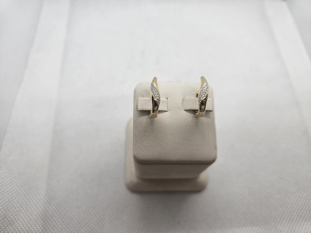 СКМИ585 СЕРЬГИ С КАМНЯМИ (Au 585)