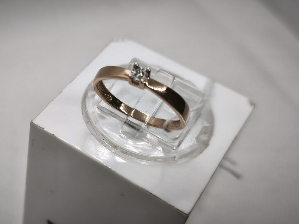 КОЛЬЦО БРИЛЛИАНТ Au 585